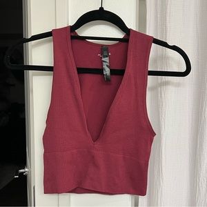 Urban Outfitters Out From Under Hailey Seamless Plunge Bra Top